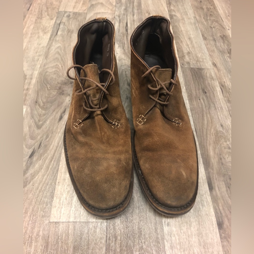 To Boot New York Adam Derrick Brown Suede Boots Size 10
